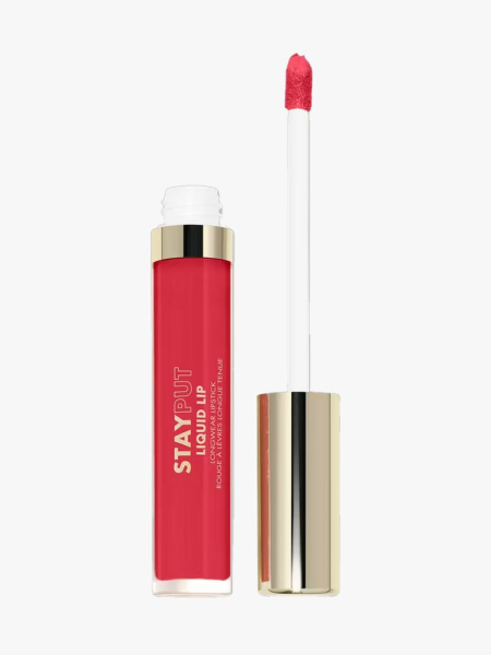 Milani Stay Put Liquid Lip Longwear Lipstick in branded component on a light gray background